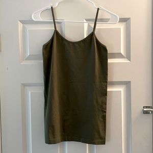 Forest green camisole